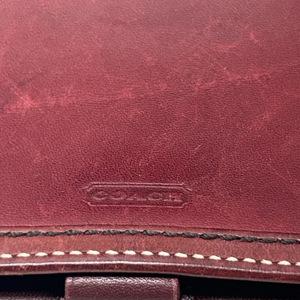 Coach signature red
